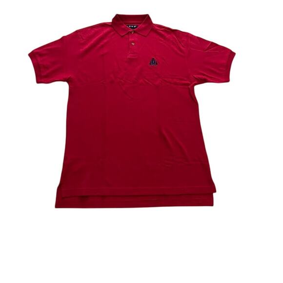 VTG 80s Izod Red Short Sleeve Polo Shirt NWOT - Picture 1 of 8